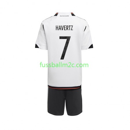 Fußballtrikots Deutschland Havertz 7 Kinder Heim Trikotsatz WM 2022